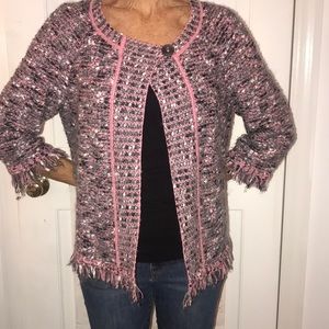 St. John tweed sweater jacket!!!